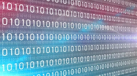 Digital technology text numbers backgorund right perspective 4K mixed color Stock Footage 66418915