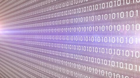 Digital technology text numbers backgorund left perspective 4K Video stock 66422238