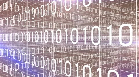 Digital technology text numbers backgorund traverse 4K Stock Footage 66462074