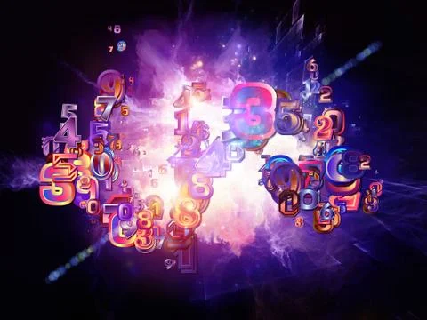 Digital Technology Visualization Illustrazione stock