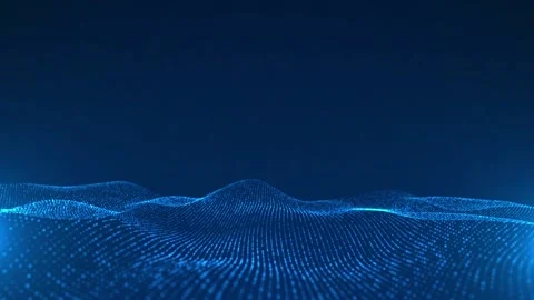 Digital Technology  wave background concept Stock Footage 163639937