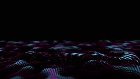 Digital technology wave. Futuristic digital background. Video stock 200770836