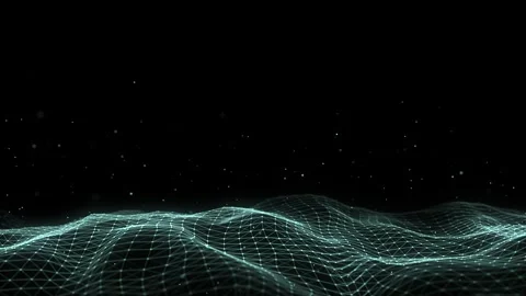Digital technology wave. Futuristic digital background. Big data analytics. Stock-Footage 262237733
