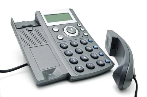 Digital telephone with display Foto stock