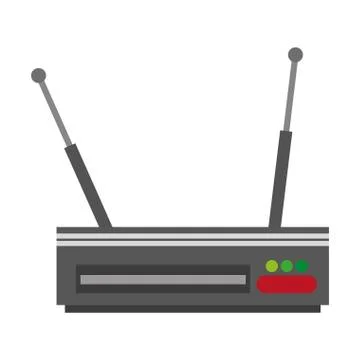 Digital television decoder 스톡 일러스트