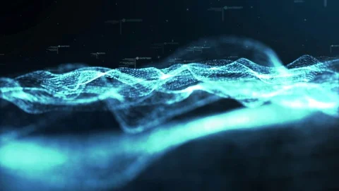 Digital Terrain HUD Stock Footage 71120456