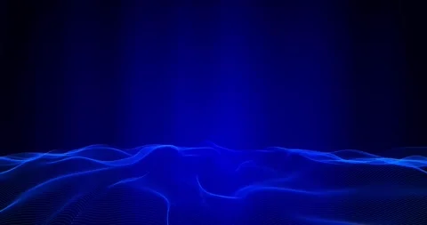 Digital Terrain Loop Abstract Techno Grid Landscape Animation Stock Footage 317246691