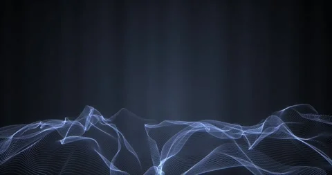 Digital Terrain Loop Abstract Techno Grid Landscape Animation Stock Footage 317246706