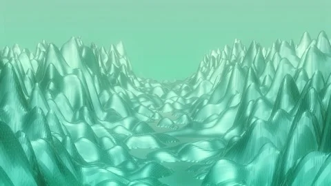Digital Terrain Peaks Background Видео 204144554