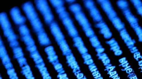 Digital text Stock Footage 10785824