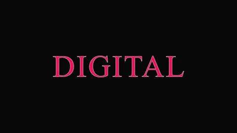 Digital text glitch effect in cinematic motion with dark background for tec.. Stock Footage 344037065