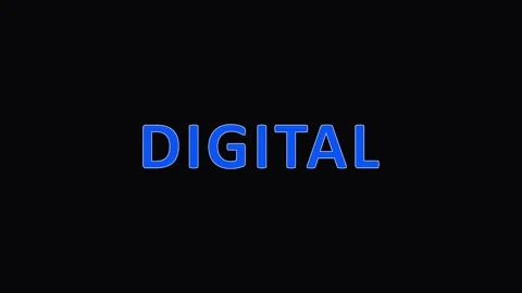 Digital text glowing in spotlight with lens flare during technology concept Video stock 344035461