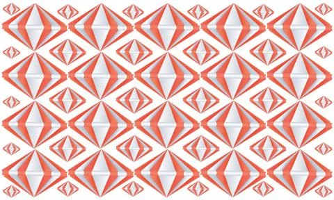 Digital textile design of abstract diamond art Illustrazione stock