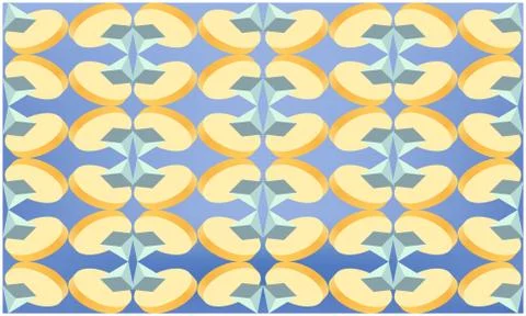 Digital textile design of art on abstract background Illustrazione stock