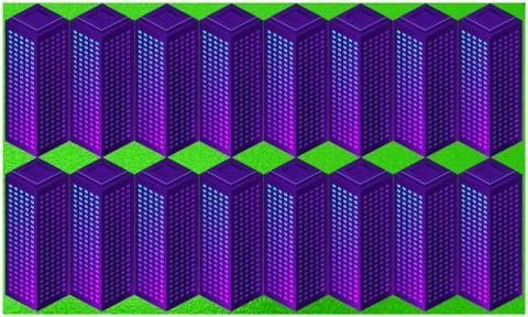 Digital textile design of big block on abstract background Stock Illustration