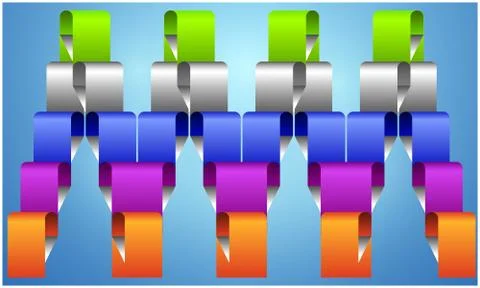 Digital textile design of blocks on abstract background 스톡 일러스트