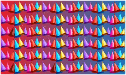 Digital textile design colored triangle art Illustrazione stock