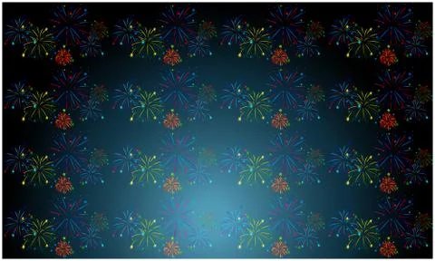 Digital textile design of crackers on abstract background Illustrazione stock