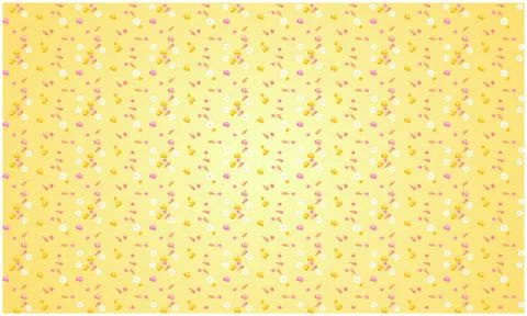 Digital textile design of small flowers and ornaments Illustrazione stock
