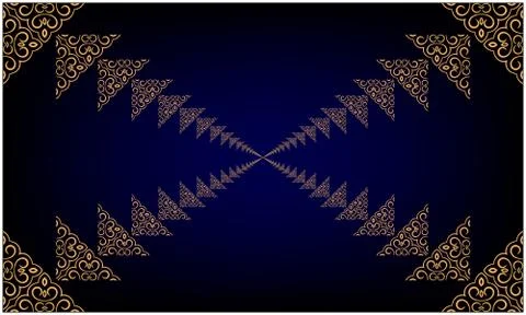 Digital textile illustration design of abstract art Illustrazione stock