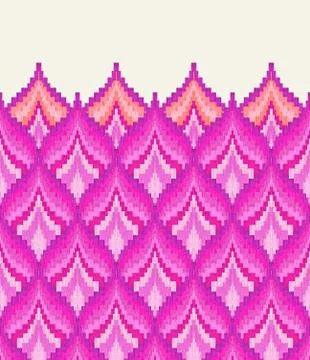 Digital textile Print Manually illustrated for textile Branding Illustrazione stock