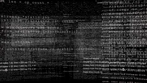 Digital text.Info data screens.PNG alpha channel. Stock Footage 75694762