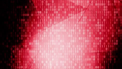 Digital textures merge effortlessly with technology textures, binary ai idea Stock Footage 244703649