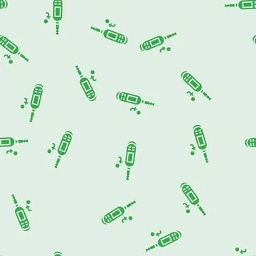 Digital thermometer agri tech glyph seamless pattern イラスト素材