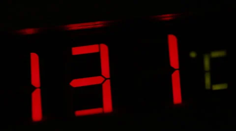 Digital thermometer Stock Footage 46656886