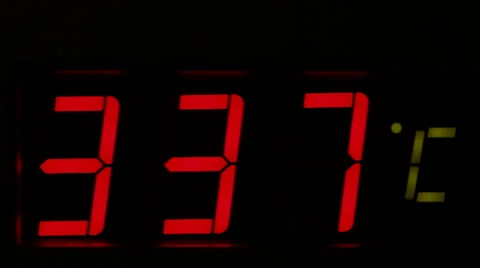 Digital thermometer Video stock 48057479