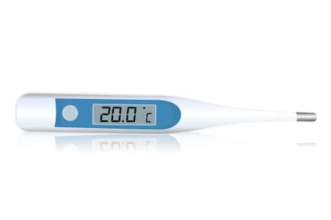 Digital thermometer Stock Illustration