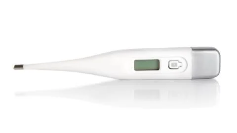 Digital thermometer isolated (path) Stock Photos