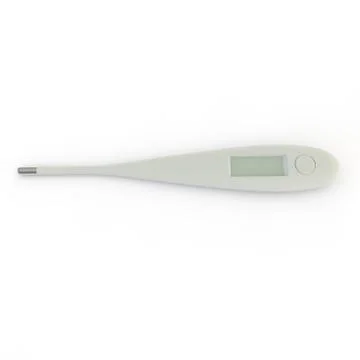 Digital thermometer off. Isolated white background Stock Illustration