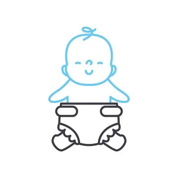 Digital thermometer line icon, outline symbol, vector illustration, concept sign 스톡 일러스트