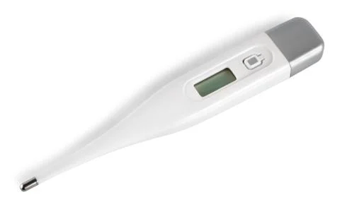 Digital thermometer (path) Stock Photos