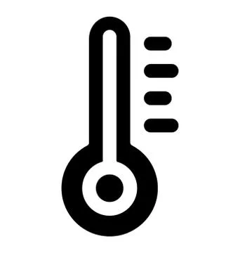 Digital Thermometer Vector Illustrazione stock