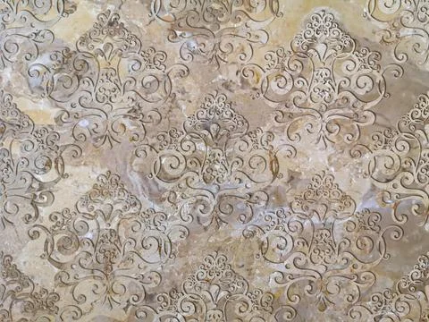 Digital tiles design.  3D rendering Colorful ceramic wall and floor tiles dec Stock Illustration