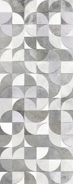 Digital tiles design. Abstract damask patchwork pattern Stock Illustration