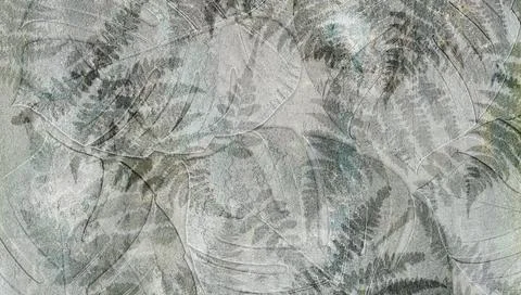 Digital tiles design ceramic wall decoration. Abstract damask patchwork pattern Stock Illustration