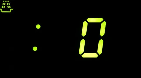 The digital timer from 0 to 10 microwave ovens Vidéo 10572482