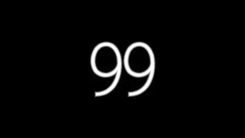 Digital timer countdown 100-1 Stockbeeldmateriaal 106978125