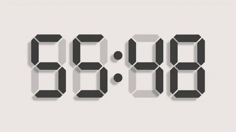 Digital timer countdown of 60 seconds with regular hundredths - LCD - 25fps Stock Footage 51971396
