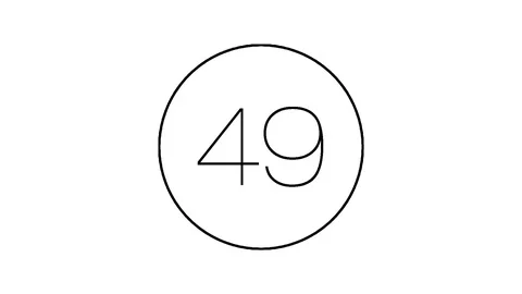 Digital timer countdown Stockbeeldmateriaal 116088775
