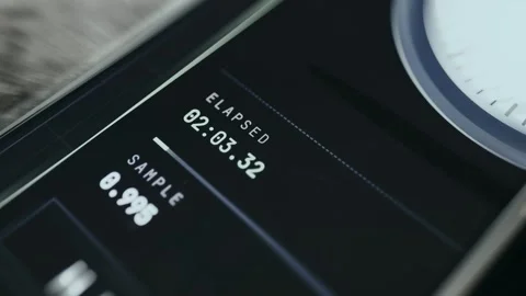 Digital timer displaying Elapsed time Stock Footage 334943812