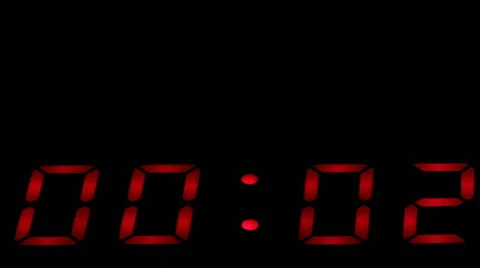 Digital Timer Electronic Clock 1 Stock-Footage 44274426