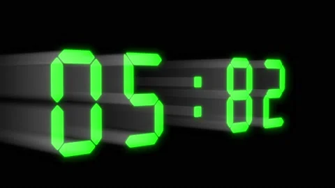 Digital timer Stock Footage 166657988