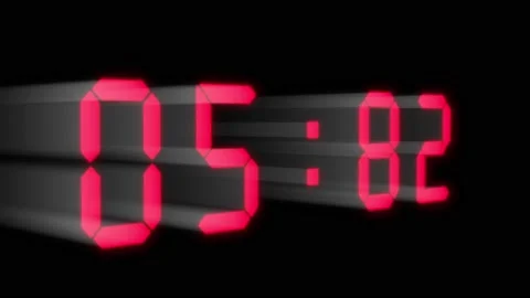 Digital timer Stock Footage 166658214
