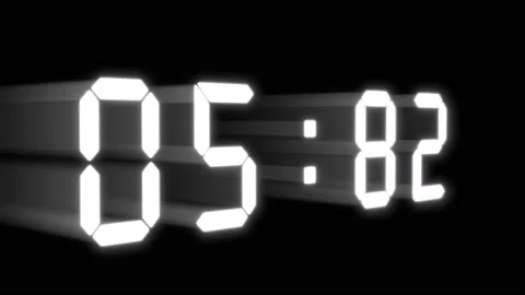 Digital timer Stock Footage 166658554