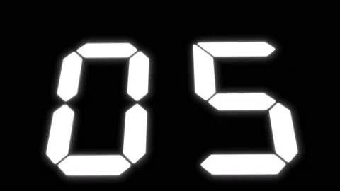 Digital timer Stock Footage 166659151