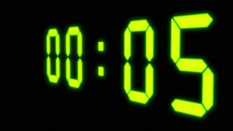 Digital timer Stock Footage 166660090